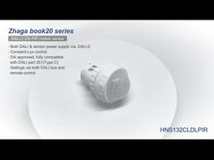 HNS132CLDLPIR zhaga book20 constant lux dali PIR motion sensor