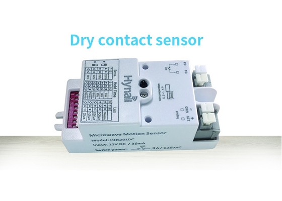 HNS201DC Cảm biến phát hiện chuyển động tần số cao 12V DC Input Dry Contact Output