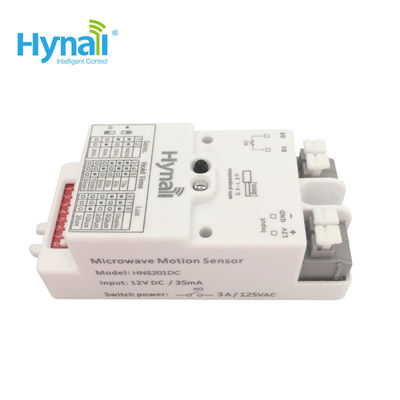 HNS201DC On Off 12v Máy cảm biến vi sóng Khô tiếp xúc Phiên bản 6m Đặt