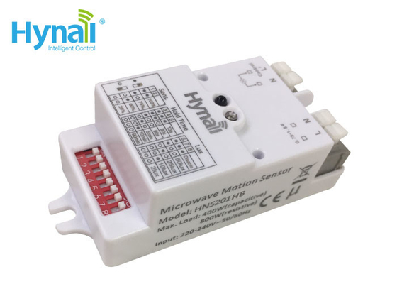 Bộ xử lý kép Máy dò chuyển động sóng vi sóng HNS201HB bật và tắt 240VAC