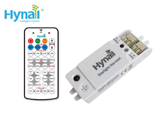 Cảm biến thu hoạch ánh sáng ban ngày 25mA 1-10V làm mờ IR điều khiển từ xa cho hệ thống chiếu sáng